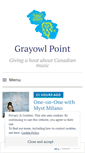 Mobile Screenshot of grayowlpoint.com